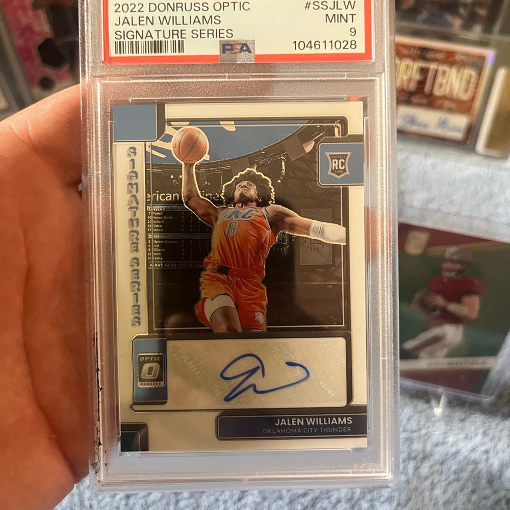 Jalen Williams Signature Series Card